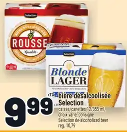 Metro BIÈRE DÉSALCOOLISÉE SELECTION | SELECTION DE-ALCOHOLIZED BEER offer