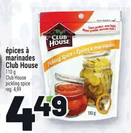Metro ÉPICES À MARINADES CLUB HOUSE | CLUB HOUSE PICKLING SPICE offer
