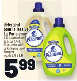 Metro DÉTERGENT POUR LA LESSIVE LA PARISIENNE | LA PARISIENNE LAUNDRY DETERGENT offer