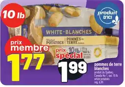 Metro POMMES DE TERRE BLANCHES | WHITE POTATOES offer