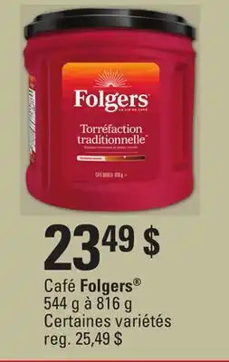 Metro CAFÉ FOLGERS offer