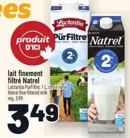 Metro LAIT FINEMENT FILTRÉ NATREL | NATREL FINE-FILTERED MILK LACTANTIA PURFILTRE offer