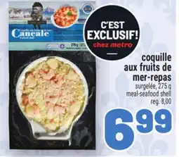 Metro COQUILLE AUX FRUITS DE MER-REPAS | MEAL-SEAFOOD SHELL offer
