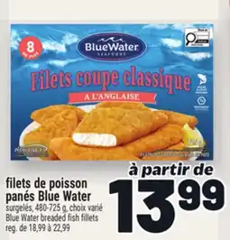 Metro FILETS DE POISSON PANÉS BLUEWATER | BLUEWATER BREADED FISH FILLETS offer