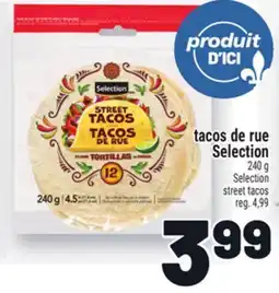 Metro TACOS DE RUE SELECTION | SELECTION STREET TACOS offer