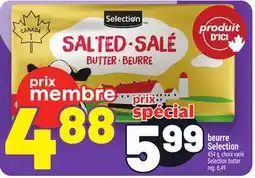 Metro BEURRE SELECTION | SELECTION BUTTER offer
