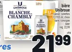 Metro BIÈRE UNIBROUE | BEER offer