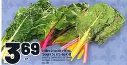 Metro BETTES À CARDE VERTES, ROUGES OU ARC-EN-CIEL | RED, GREEN OR RAINBOW SWISS CHARD offer