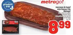 Metro MACREUSE DE BOEUF STYLE KANSAS CITY METROGO! | METROGO! KANSAS CITY-STYLE FLAT IRON BEEF STEAK offer