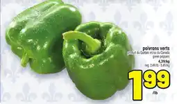 Metro POIVRONS VERTS | GREEN PEPPERS offer