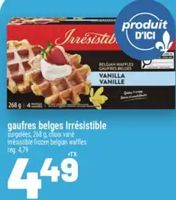 Metro GAUFRES BELGES IRRÉSISTIBLE | IRRÉSISTIBLE FROZEN BELGIAN WAFFLES offer
