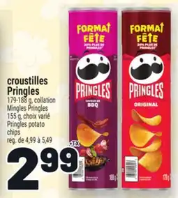 Metro CROUSTILLES PRINGLES | PRINGLES POTATO CHIPS offer