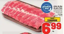 Metro CÔTES DE DOS DE PORC FRAIS | FRESH PORK BACK RIBS offer