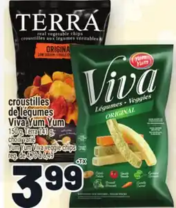 Metro CROUSTILLES DE LÉGUMES VIVA YUM YUM | YUMYUM VIVA VEGGIE CHIPS offer