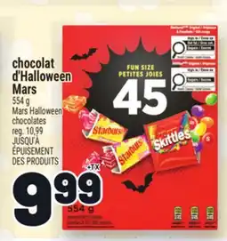 Metro CHOCOLAT D'HALLOWEEN MARS | MARS HALLOWEEN CHOCOLATES offer