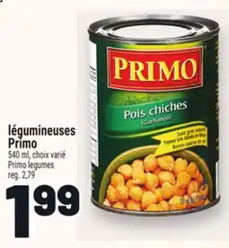 Metro LÉGUMINEUSES PRIMO | PRIMO LEGUMES offer