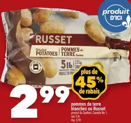 Marche Ami pommes de terre blanches ou Russet offer