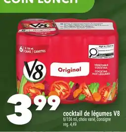 Marche Ami cocktail de légumes V8 offer