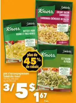Marche Ami plat d'accompagnement Sidekicks Knorr offer