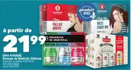 Marche Ami bière Archibald, BrasseurdeMontréal, Unibroue offer