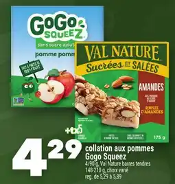 Marche Ami collation aux pommes Gogo Squeez offer