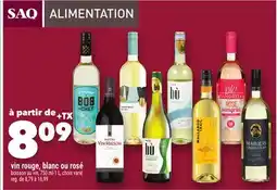 Marche Ami vin rouge, blanc ou rosé offer