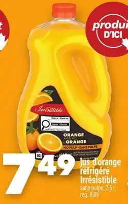 Marche Ami jus d'orange réfrigéré Irrésistible offer