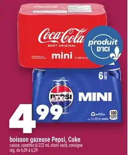 Marche Ami boisson gazeuse Pepsi, Coke offer