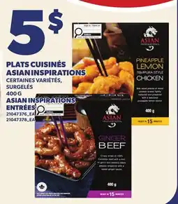 Provigo PLATS CUISINÉS ASIAN INSPIRATIONS, 400 G | ASIAN INSPIRATIONS ENTRÉES offer