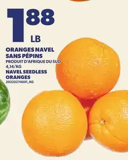 Provigo ORANGES NAVEL SANS PÉPINS | NAVEL SEEDLESS ORANGES offer