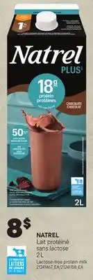 Provigo NATREL LAIT PROTÉINÉ SANS LACTOSE offer