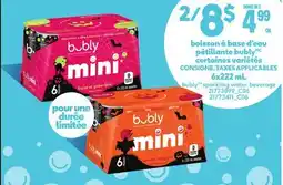 Provigo BOISSON À BASE D'EAU PÉTILLANTE BUBLY | BUBLYTM SPARKLING WATER BEVERAGE offer