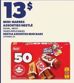 Provigo MINI-BARRES ASSORTIES NESTLÉ, 50 UN., 485 G | NESTLE ASSORTED MINI BARS offer
