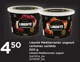 Provigo LIBERTÉ MÉDITERRANÉE YOGOURT | LIBERTÉ MÉDITERRANÉE YOGURT offer