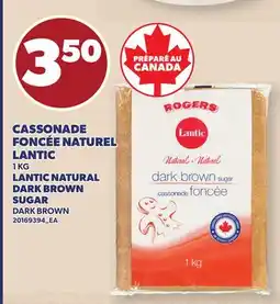 Provigo CASSONADE FONCÉE NATUREL LANTIC, 1 KG | LANTIC NATURAL DARK BROWN SUGAR offer