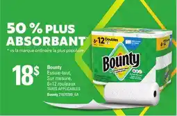 Provigo BOUNTY ESSUIE-TOUT, SUR MESURE, 6=12 ROULEAUX offer
