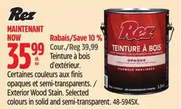 Canadian Tire Exterior Wood Stain offer