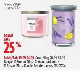 Canadian Tire 14.5-oz or 20-oz Candle offer