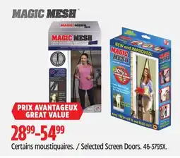 Canadian Tire Selected Screen Door offer