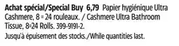 Canadian Tire Cashmere Ultra Bathroom Tissue, 8=24 Rolls offer