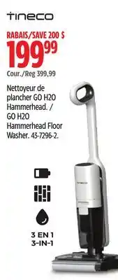 Canadian Tire GO H2O Hammerhead Floor Washer offer