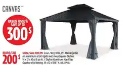Canadian Tire Canvas Skyline Aluminum Hard-Top Gazebo with Netting offer