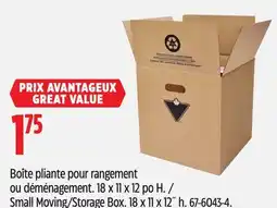 Canadian Tire Small Moving/Storage Box offer