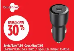 Canadian Tire Type C Car Charger offer