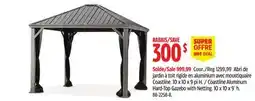 Canadian Tire Coastline Aluminum Hard-Top Gazebo with Netting. 10 x 10 x 9´ h offer