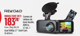 Canadian Tire Dual 1080p 2.7˝ Dash Cam offer