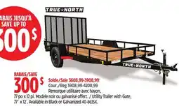 Canadian Tire Utility Trailer with Gate, 77˝ x 12´ offer