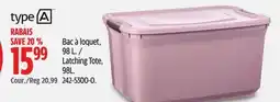Canadian Tire Type A Latching Tote offer