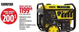 Canadian Tire 8000W/10,000W Tri-Fuel Generator offer