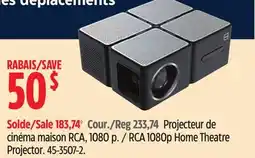 Canadian Tire Projecteur de cinéma maison RCA offer